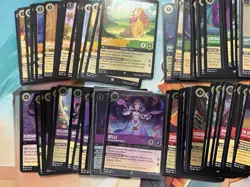 Disney Lorcana Lot 120 Cards - 20 Of Each Color (C, UC, R, SR) FOIL - Image 2