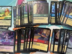 Disney Lorcana Lot 120 Cards - 20 Of Each Color (C, UC, R, SR) FOIL - Image 3