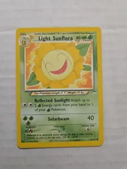 Pokemon Card - Neo Destiny 72/105 - LIGHT SUNFLORA (common) - - Image 1