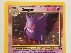 Holo Gengar Card - Unlimited - Ungraded NM - Fossil 5/62 - TCG WOTC 1999 - Image 2