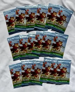 18 Magic The Gathering Bloomburrow Play Booster Packs - Image 1