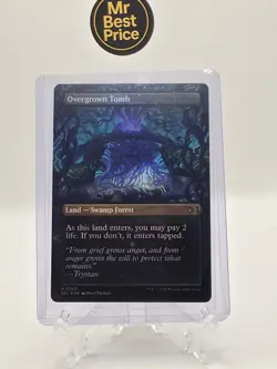 Overgrown Tomb (Borderless) (FOIL) - Lorwyn Eclipsed - MTG 2026 - #0350 NM - Image 2