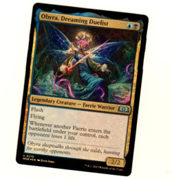 Obyra Dreaming Duelist #0210 Foil Wilds Of Eldraine Magic The Gathering Playset - Image 3