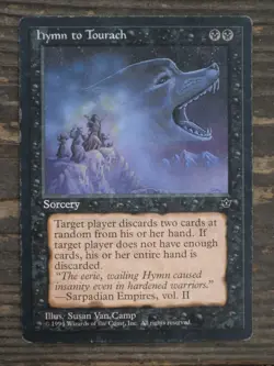 mtg magic hymn to tourach 1 fallen empire ENGLISH susan van camp - Image 1
