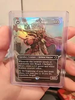 Brigid, Clachan's Heart Borderless Lorwyn Eclipsed Foil MTG - Image 1