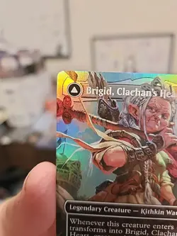Brigid, Clachan's Heart Borderless Lorwyn Eclipsed Foil MTG - Image 3