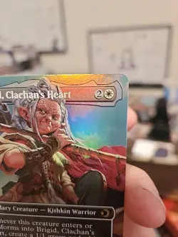Brigid, Clachan's Heart Borderless Lorwyn Eclipsed Foil MTG - Image 4