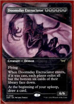 Doomsday Excruciator (Borderless) Duskmourn: House of Horror Regular - Image 1