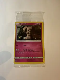 Snubbull SM200 Holo Pokemon Card Black Star Promo, Sealed Detective Pikachu - Image 1