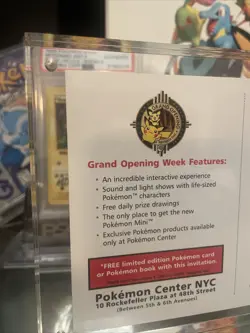 GRAIL🔥 2001 Pokemon Center New York REDEEM Black Star Promo 40 41 Lucky Stadium - Image 3