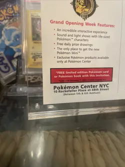 GRAIL🔥 2001 Pokemon Center New York REDEEM Black Star Promo 40 41 Lucky Stadium - Image 4