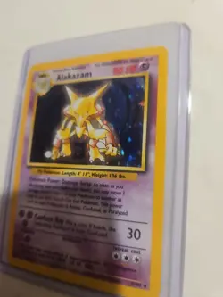 Pokemon TCG Alakazam Base Set 1/102 Holo 1999-2000 Wizards Base Set Holo Rare - Image 3