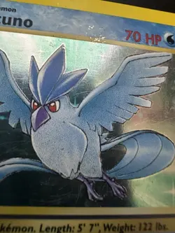 Pokemon TCG Articuno Fossil 2/62 Holo Unlimited Holo Rare - Image 2