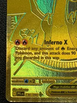 Pokemon: Phantasmal Flames - Mega Charizard X EX 130/094 Mega Hyper Rare - READ! - Image 4
