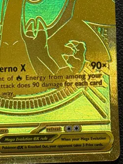 Pokemon: Phantasmal Flames - Mega Charizard X EX 130/094 Mega Hyper Rare - READ! - Image 5