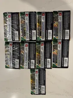 Pokemon TCG Evolving Skies Booster Pack Sword & Shield Sleeve Lot Of 9 - Image 3