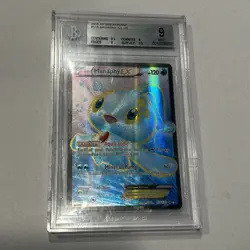 2016 Pokemon XY Breakpoint Full Art Manaphy EX 116/122 #116 BGS 9 - Image 1