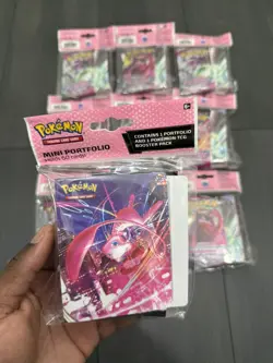 X10 Pokemon TCG Fusion Strike Mini Portfolio Album Binder & Booster Pack Sealed - Image 3