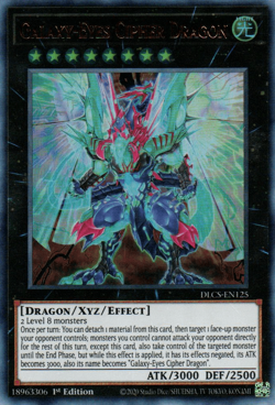 Galaxy-Eyes Cipher Dragon - DLCS-EN125 Ultra Rare 1st Ed NM Yugioh - Image 1