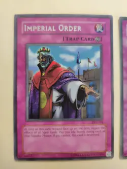 2x Yugioh! Imperial Order PSV-104 Secret Rare LP - Image 2