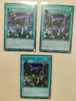 3x Clockwork Night RA03-EN071 Ultra Rare 1st Edition NM Yugioh! - Image 1