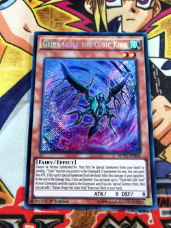 Geira Guile the Cubic King mvp1-ens36 1st Edition (NM+) Secret Rare Yu-Gi-Oh! - Image 1