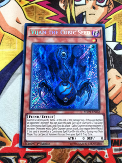 Vijam the Cubic Seed mvp1-ens32 1st Edition (NM) Secret Rare Yu-Gi-Oh! - Image 1