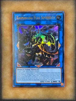 Yugioh Ragnaraika Stag Sovereign LEDE-EN050 Ultra Rare 1st Ed NM - Image 1