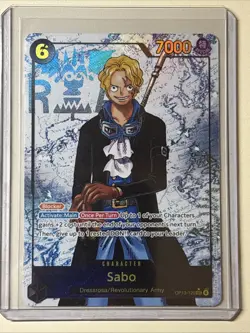 Sabo OP13-120 Secret Rare Alternate Art Carrying On His Will One Piece TCG - Image 1