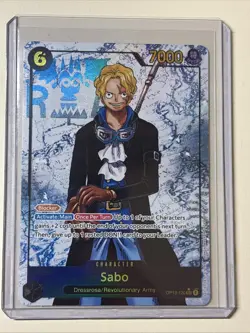 Sabo OP13-120 Secret Rare Alternate Art Carrying On His Will One Piece TCG - Image 3