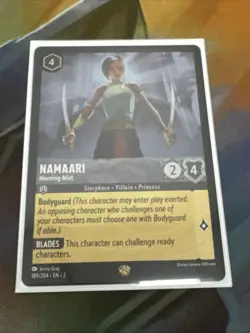 Namaari 189/204 Cold Foil Rise Of The Floodborn Disney Lorcana NM - Image 1