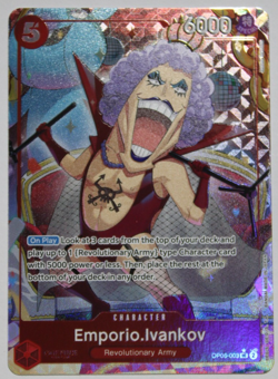 One Piece Emporio Ivankov LP Card PRB-01 Full Art OP06-003 English The Best TCG - Image 1