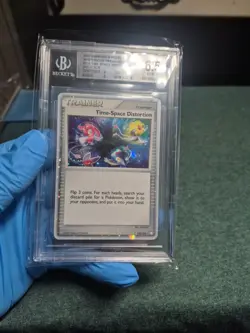 Pokemon 2007 Mysterious Treasures Time-Space Distortion Card 124/123 Beckett 6.5 - Image 2