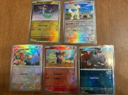 Pokemon TCG reverse masterball pattern cards from Prismatic Evolutions - Image 1