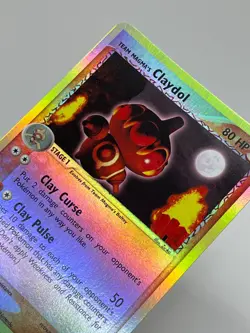 Team Magma’s Claydol 33/95 EX vs Team Aqua Reverse Holo Pokemon Card NM/MINT - Image 5