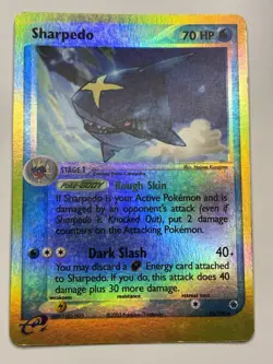 Sharpedo 22/109 LP Ruby and Sapphire Reverse Holo Pokemon TCG Card - Image 1