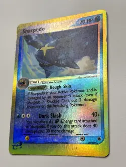 Sharpedo 22/109 LP Ruby and Sapphire Reverse Holo Pokemon TCG Card - Image 3