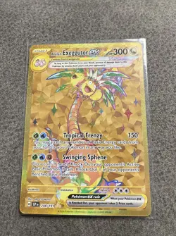 Alolan Exeggutor EX 248/191 Surging Sparks Holo Gold Secret Card - Image 1
