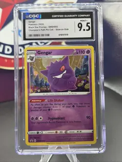Gengar SWSH052 SWSH: Sword & Shield Promo Cards Holo CGC 9.5 - Image 1
