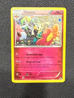 Pokemon TCG Floette XY139 Cosmos Holo Black Star Promo Card Near Mint Condition - Image 1