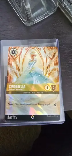 Cinderella - Ballroom Sensation (Enchanted) 205/204 Enchanted Lorcana TCG Card - Image 2