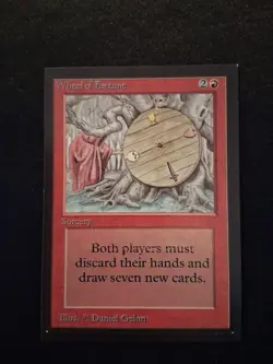 Wheel of Fortune MTG Artist Proof. Numbered 3 of 50. NM. - Image 1
