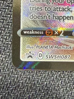 Pokemon TCG Eevee VMAX SWSH087 Black Star Promo Full Art Holo - Image 2