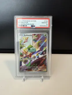 Pokemon TCG Bulbasaur Stellar Crown Illustration - Image 1