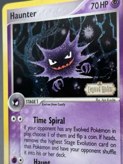 Pokemon Ex Legend Maker Haunter Stamped 35/92 Reverse Holo - Image 2
