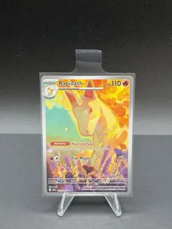Pokemon TCG- 2025 Rapidash 189/182 IR Destined Rivals NM/M - Image 1