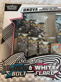Pokemon TCG Scarlet Violet Black Bolt & White Flare 12 Packs Costco Box - Image 2