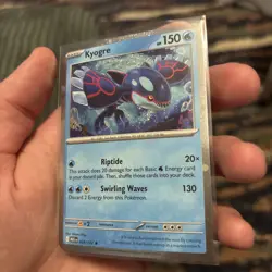 Kyogre 034/132 Cosmos Holo Mega Evolution Knock Out Collection Box Promo Pokemon - Image 2