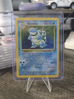 Pokemon 1999 Base Set Blastoise Holo Rare 2/102 Fair Condition - Image 1