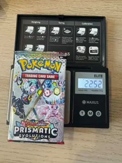VERY HEAVY! 22.52g Prismatic Evolutions Pokemon TCG Booster (SEALED - Image 1